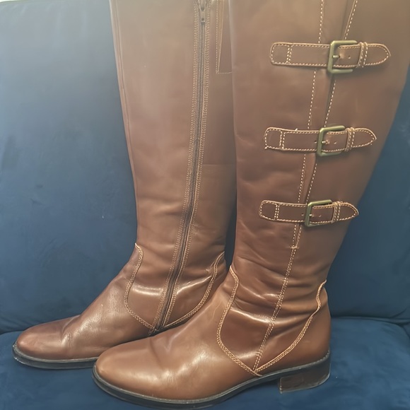 Ecco brown leather boots - Picture 4 of 6